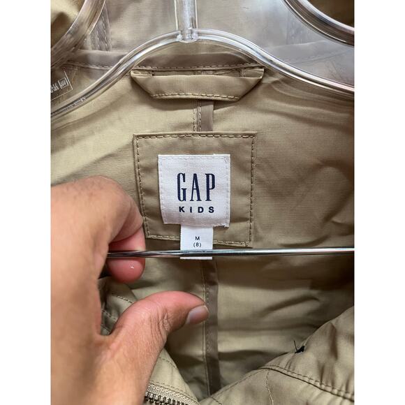 Gap - Kids Anorak Trench Coat / M(8) / Khaki / NWOT - Picture 3 of 5